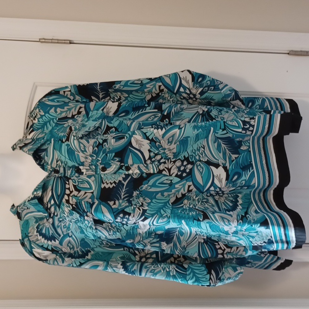 Floral camp shirt